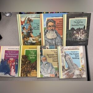 Set of 7 Cornerstones of Freedom Books - Childrens Press